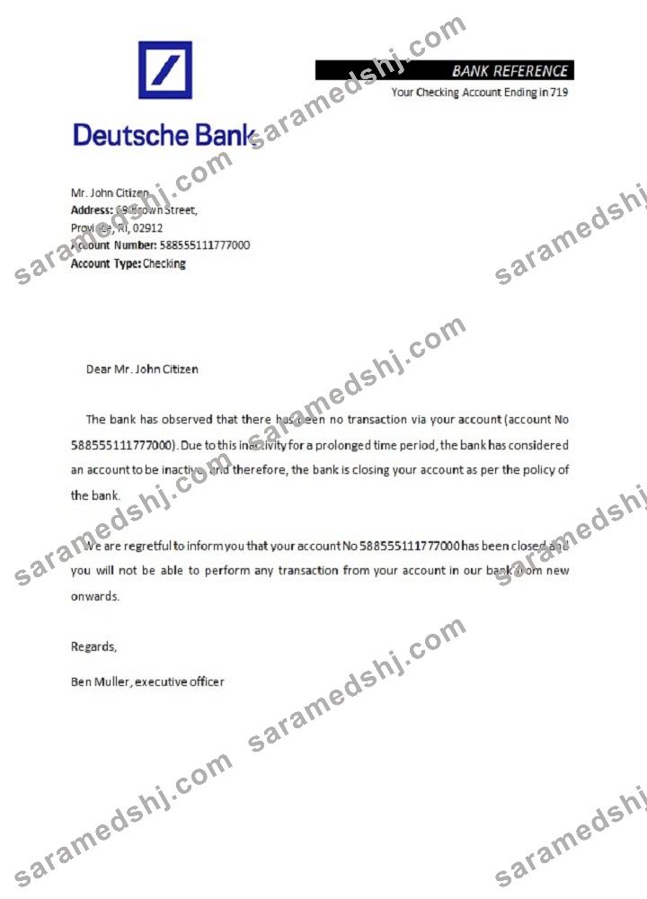Germany_Deutsche bank_closure reference